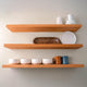 Solid Cherry Floating Shelf – Wall Mounted Modern Display