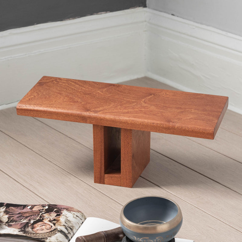 Solid Wood Meditation Bench – Comfortable Seating, Rubio Oil Finish