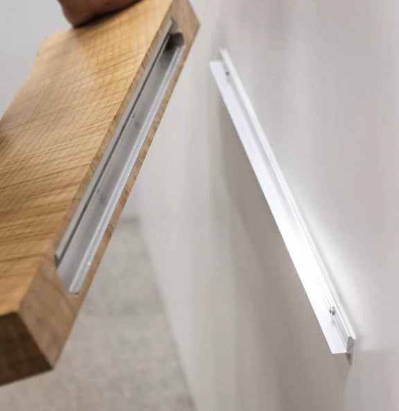 Custom Color Floating Shelf – Modern Hidden Bracket Design